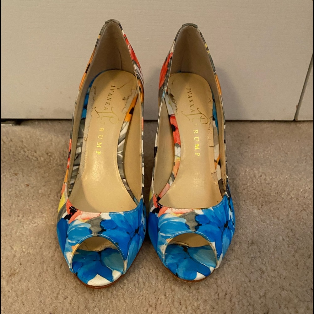 Floral Ivanka Trump Heels